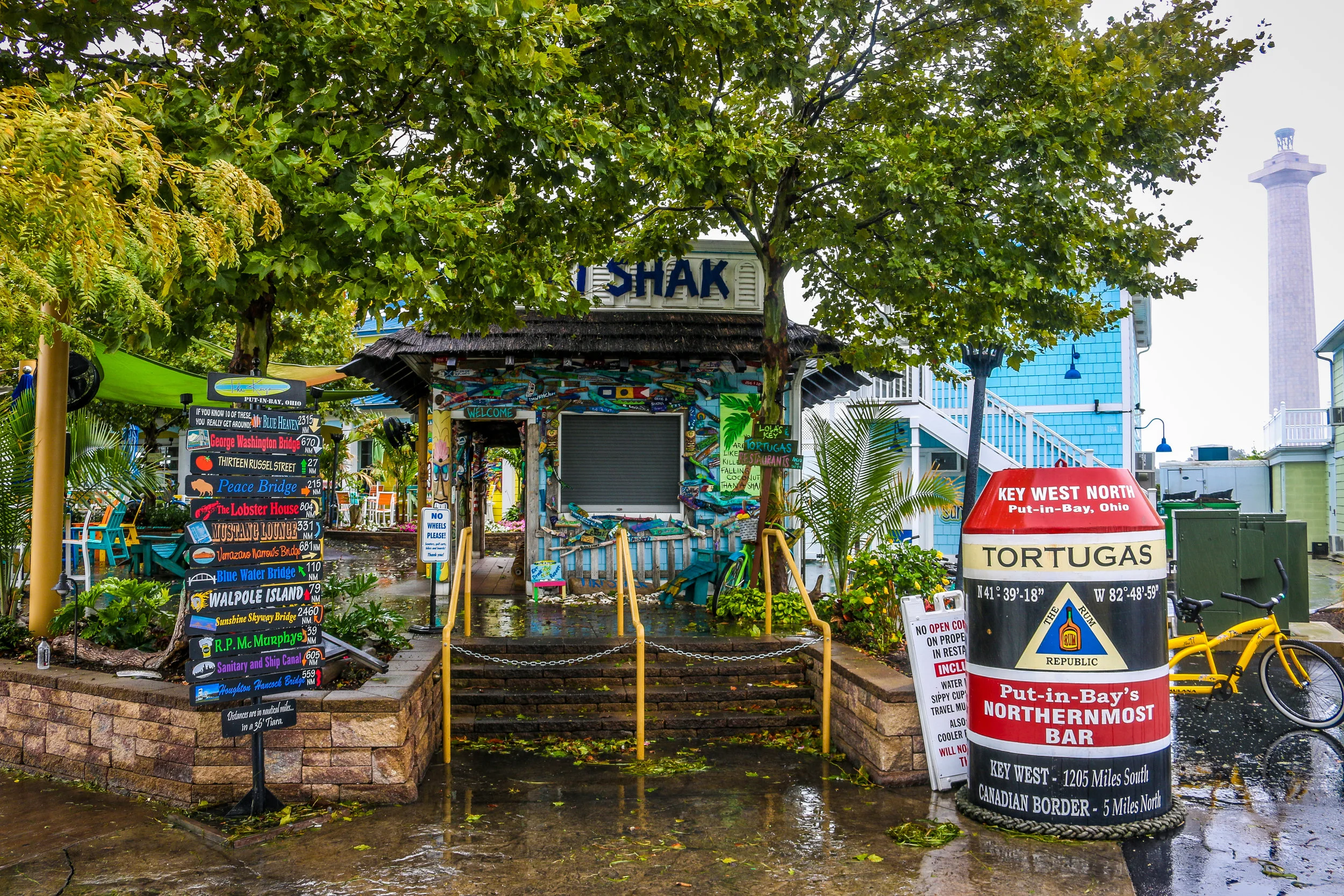 Snapshots: A Rainy Day at Put-In Bay