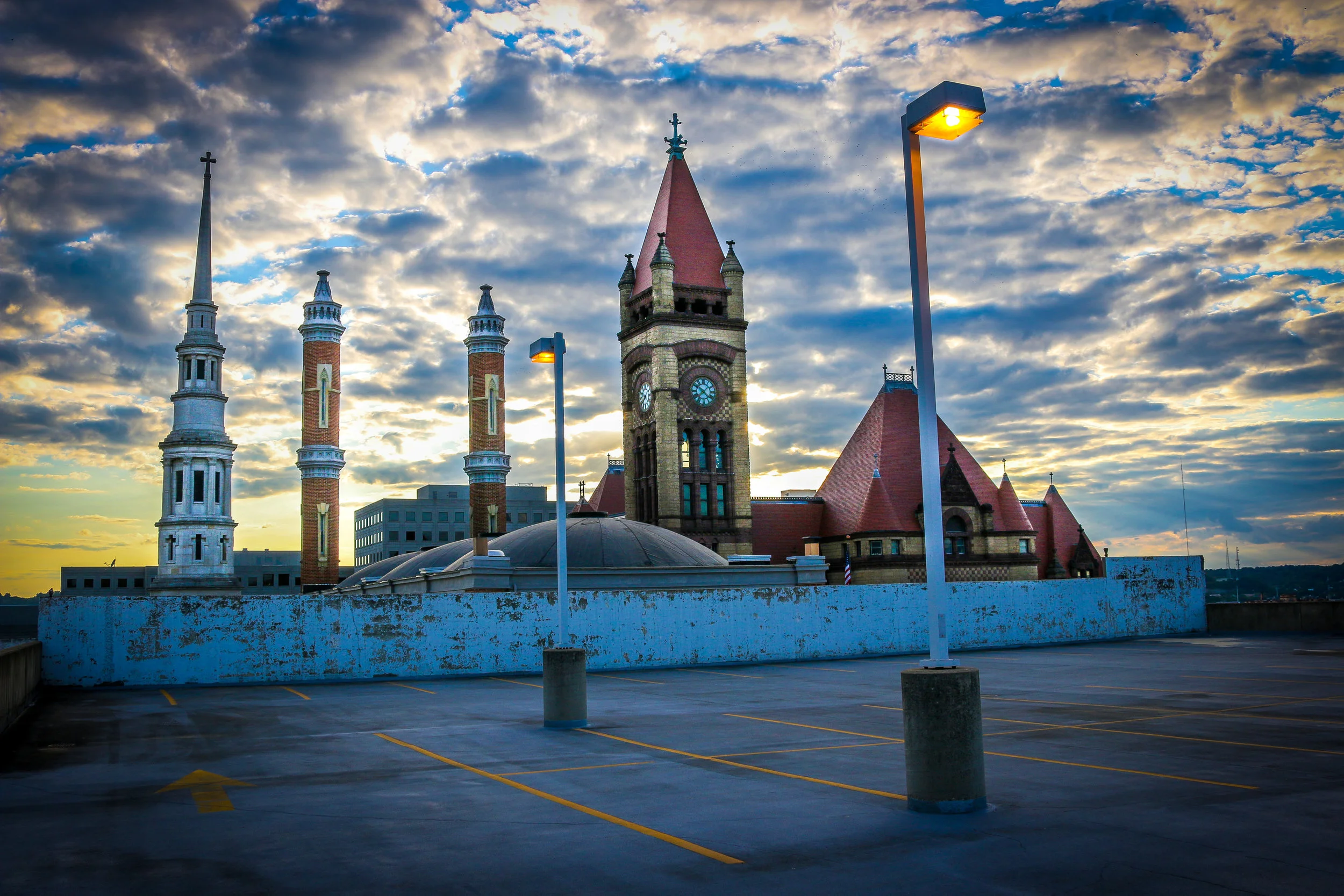 Three Different Ohio Skylines