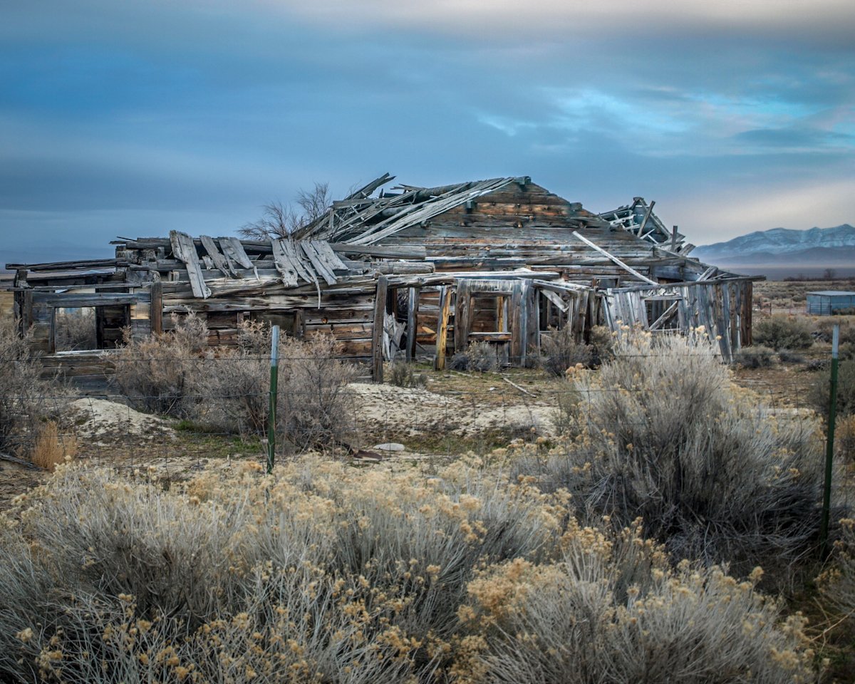 Abandoned Cabin Great Basin NV