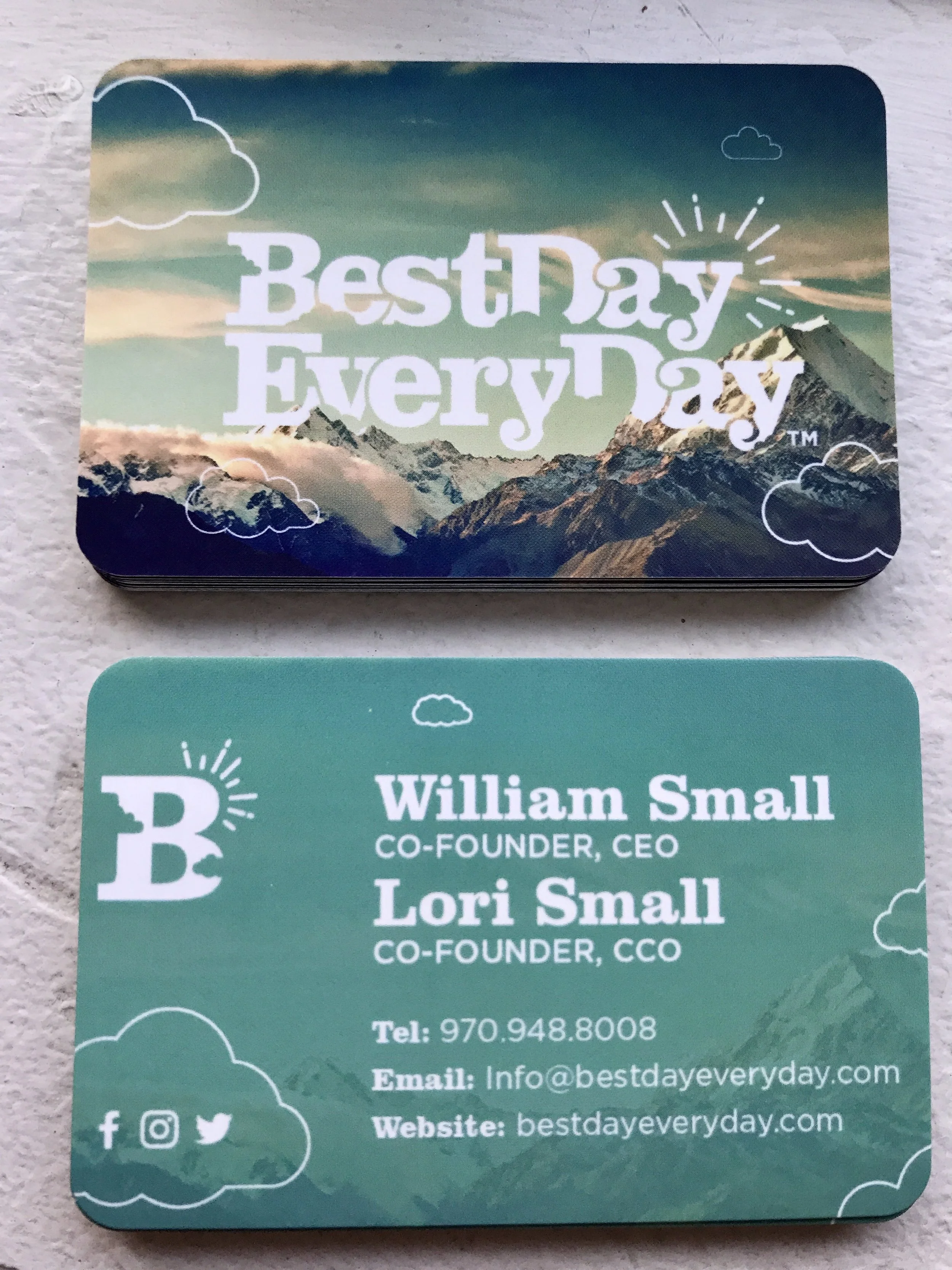 Final Printed Business Cards