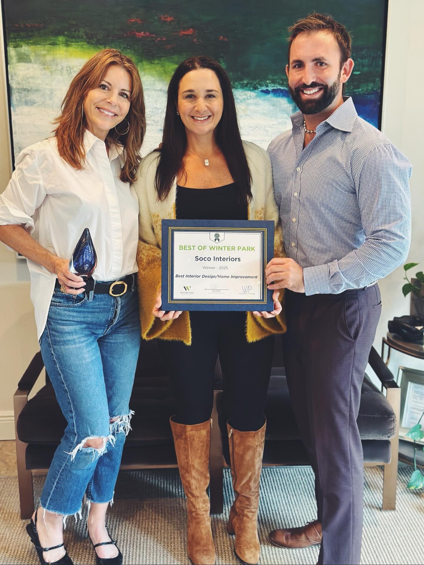 Award season? It appears so! We&rsquo;re bursting with pride that we were named Best of Winter Park by the @winterparkchamber AND one of the Top 100 Privately Held Companies by the @orlandobizjrnl! Feeling extra grateful for our talented team and fab