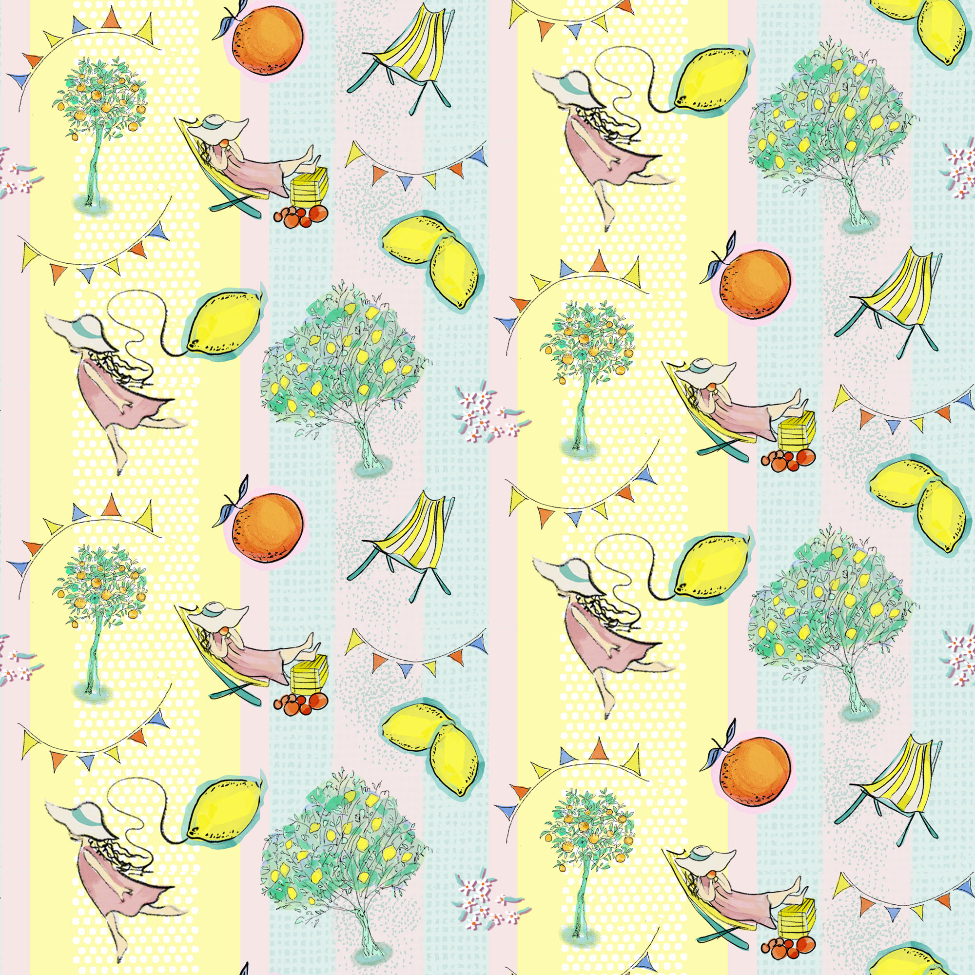 Round and Round the Citrus Trees