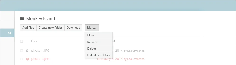 Based on user research we were able to determine which buttons can be tucked under the “More…” button. 