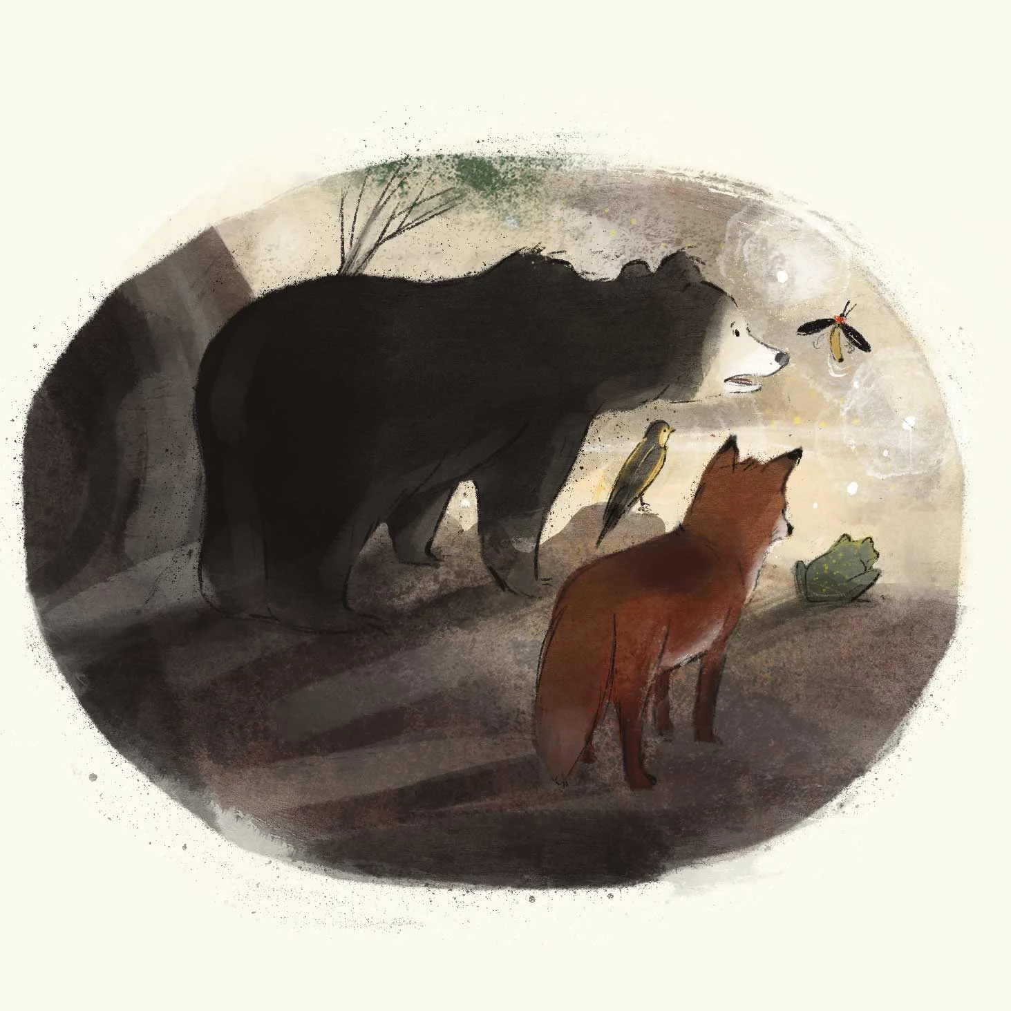 Sneak peek from LIGHTS OUT! written by Marsha Diane Arnold, Illustrated by Susan Reagan