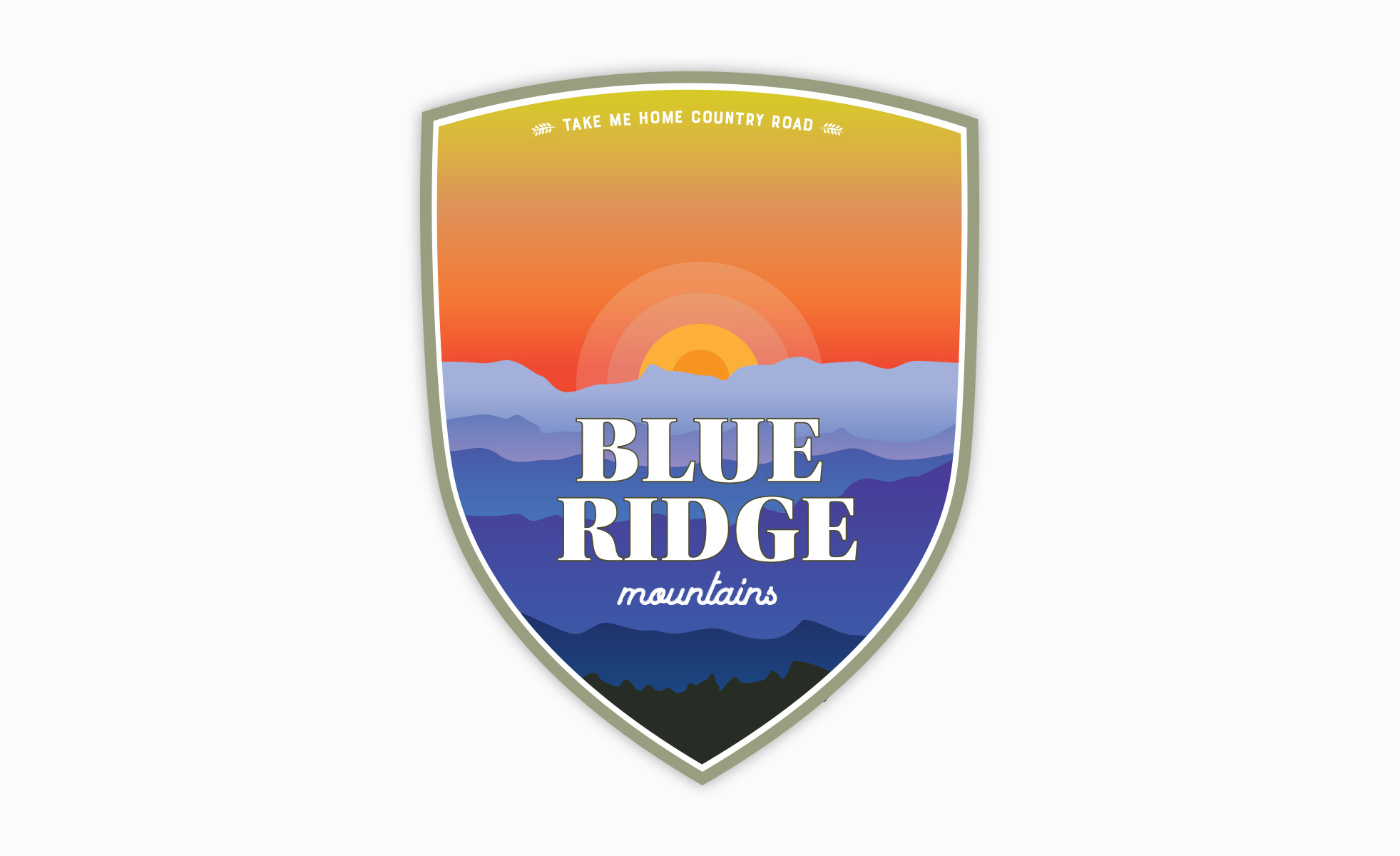 A little homage to my beloved Blue Ridge Mountains