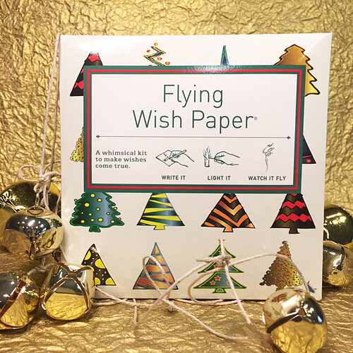 FLYING WISH PAPER ALWAYS - Write it, Light It, Watch It Fly - 5 x 5 -  Mini Kit