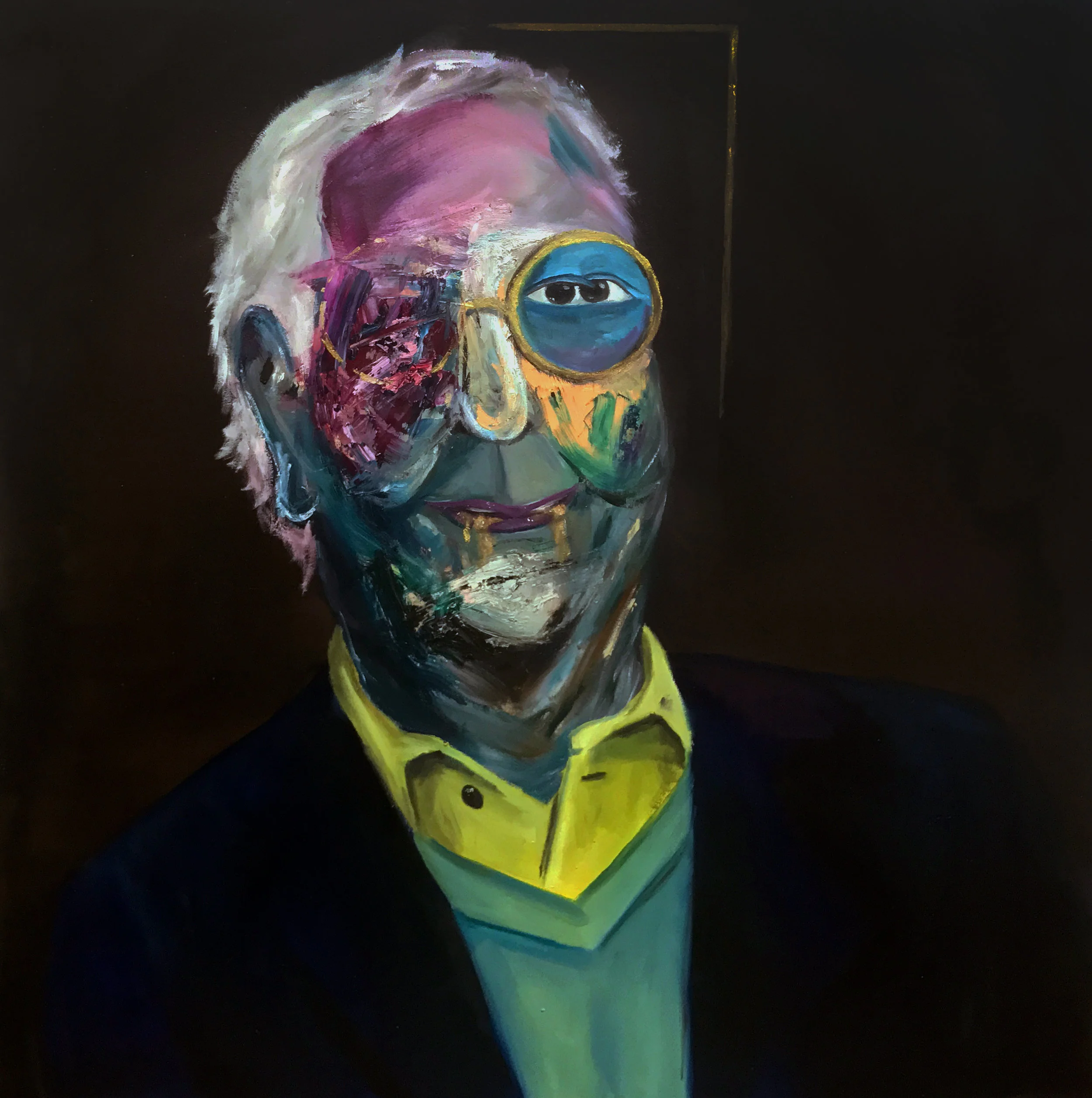 Deconstructed Portrait of Mitch McConnell.