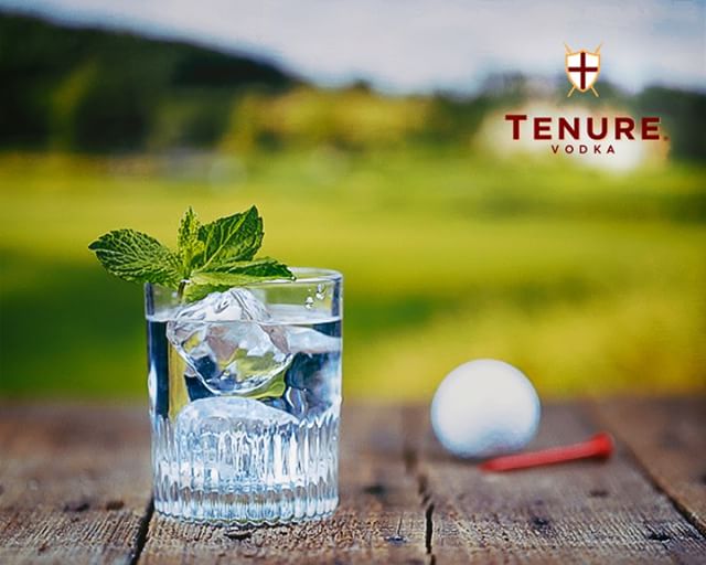 The most important part of the day: tee time.
.
.
#TenureEngland #Tenure #Vodka