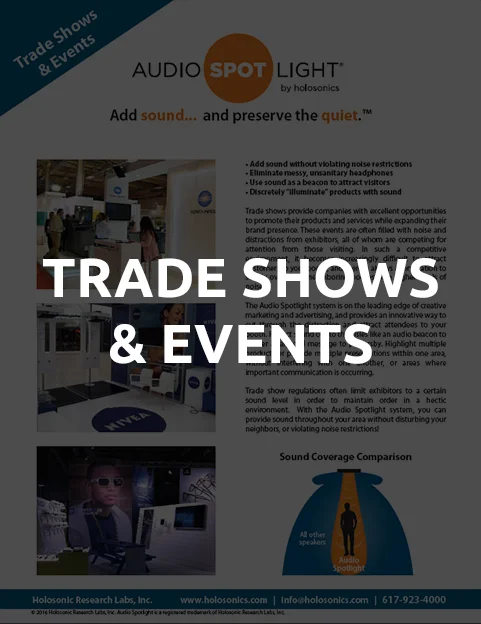 Download Brochures | Audio Spotlight by Holosonics