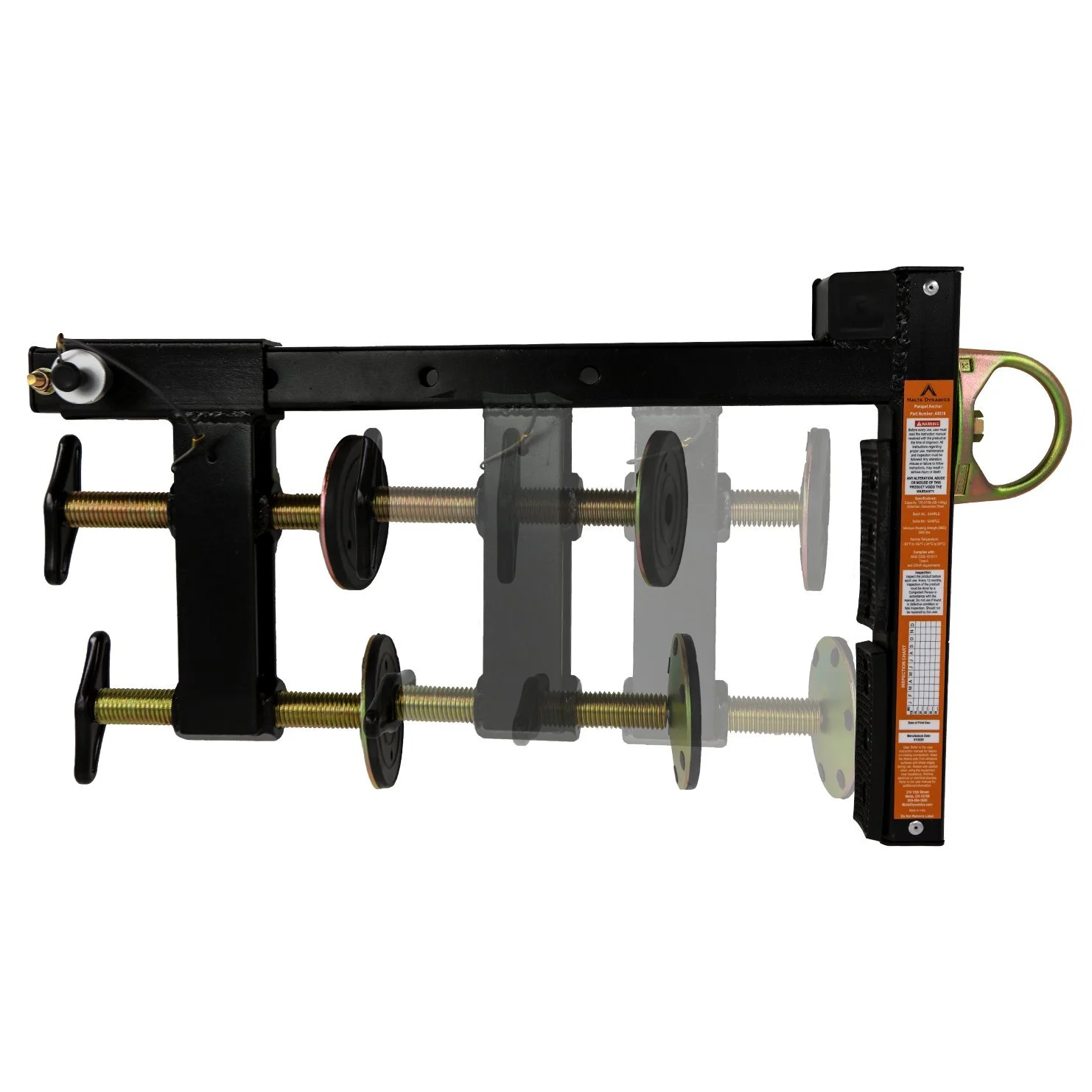 New Way to Anchor for Fall Protection Reusable Parapet Anchor — Spec