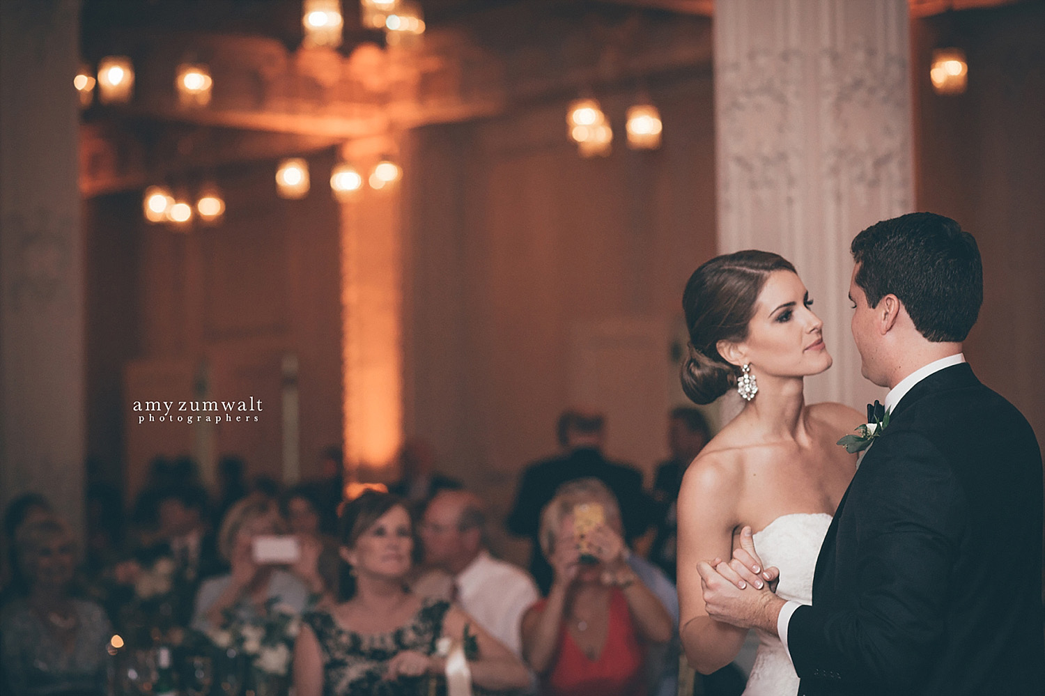 Dallas Scottish Rite Library and Museum wedding crystal ballroom first dance