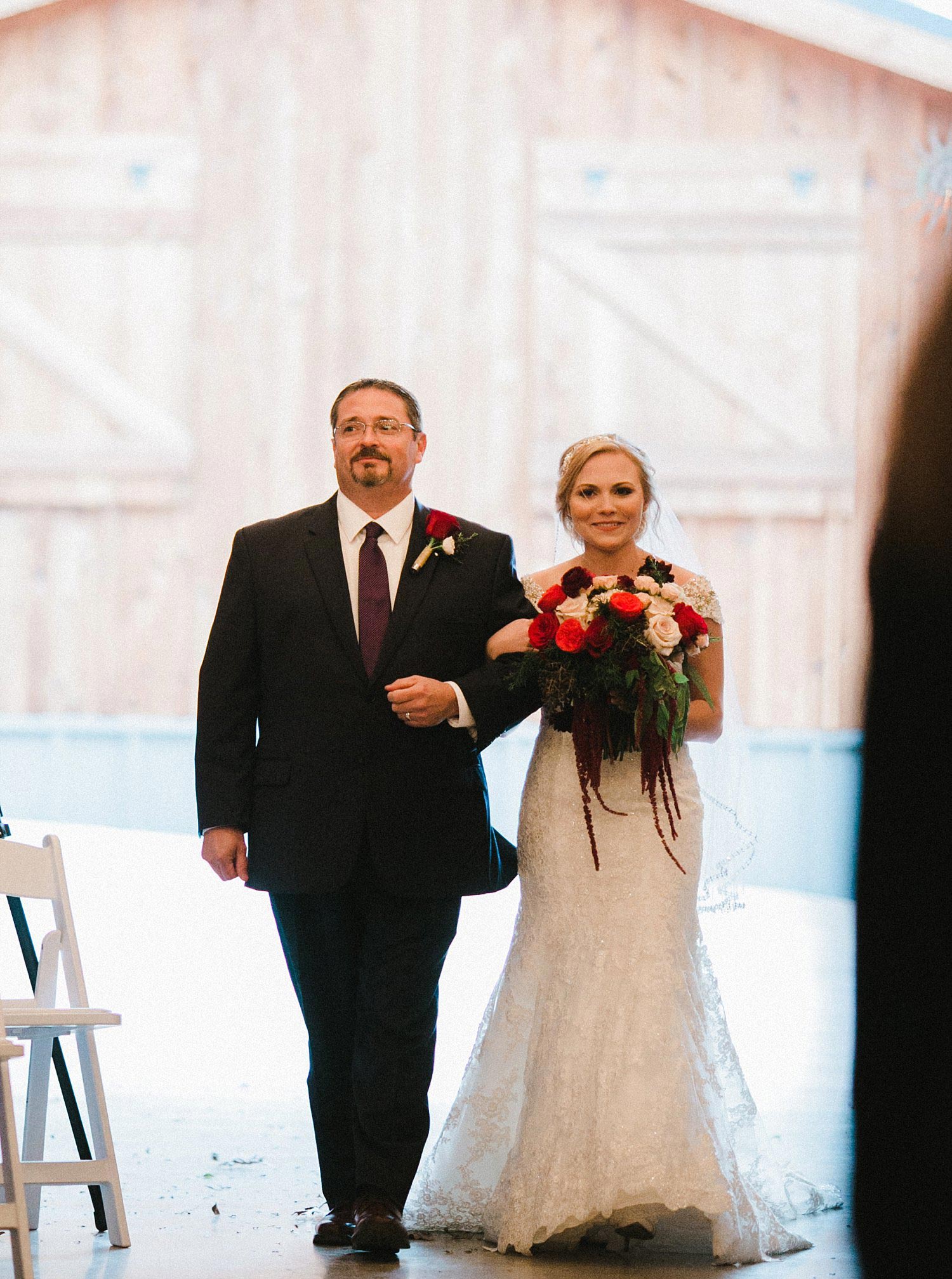 Hollow Hill Farm Event Center Wedding bridal entrance