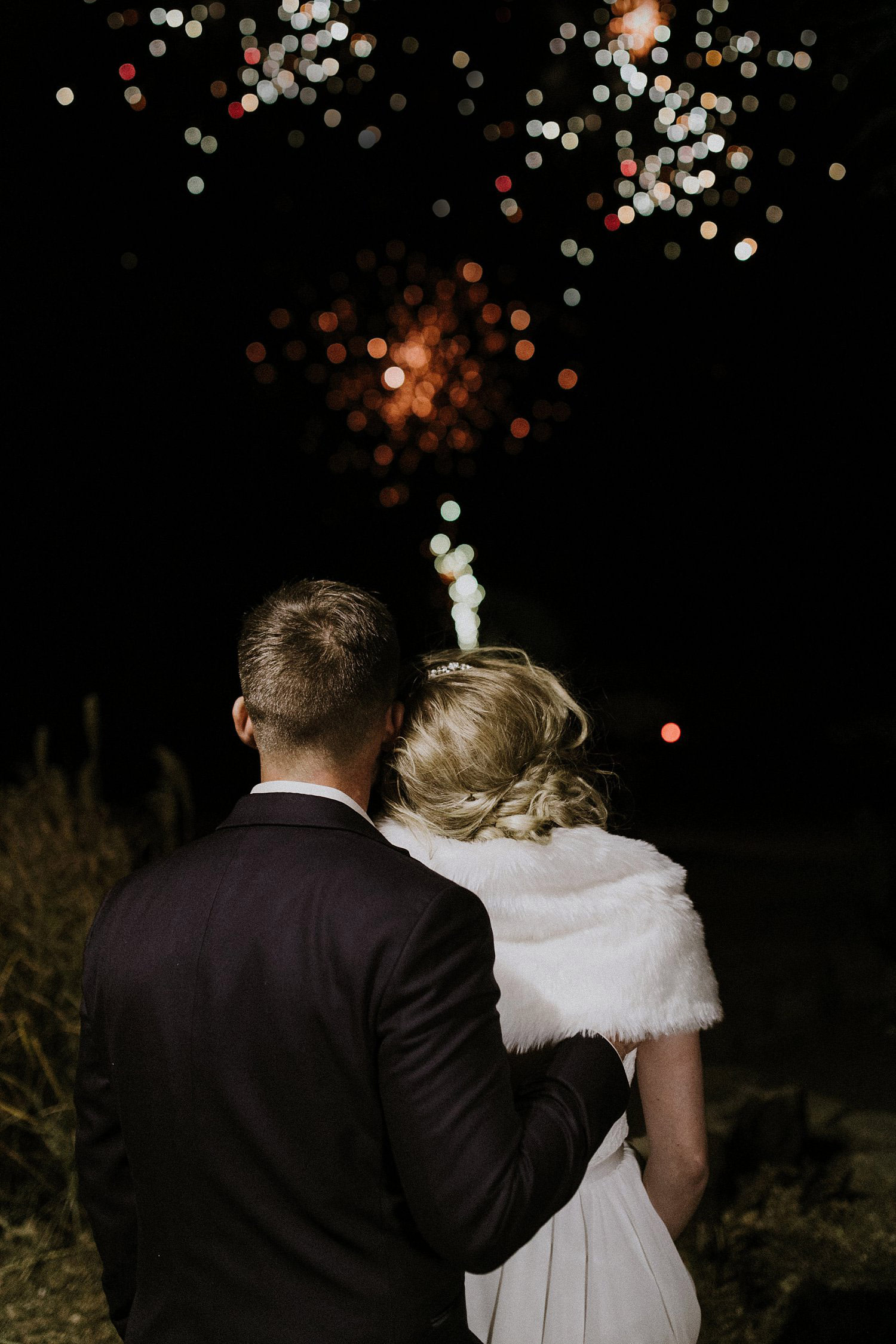 Hollow Hill Event Center Wedding Firework show by pyrotex