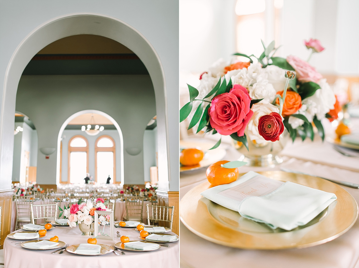 Old Red Museum wedding ballroom archway