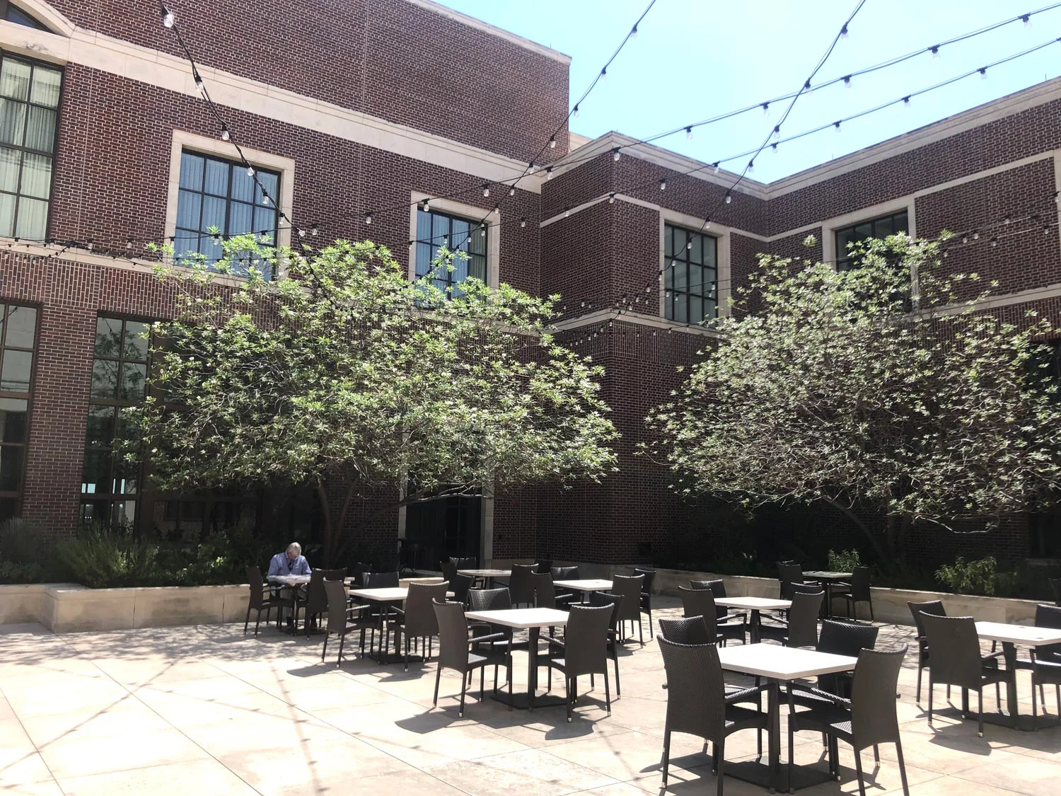 Ceremonial Courtyard at the George W Bush Library & Museum