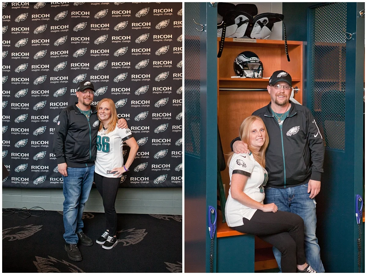Eagles Engagement Session - Philadelphia Wedding Photographer
