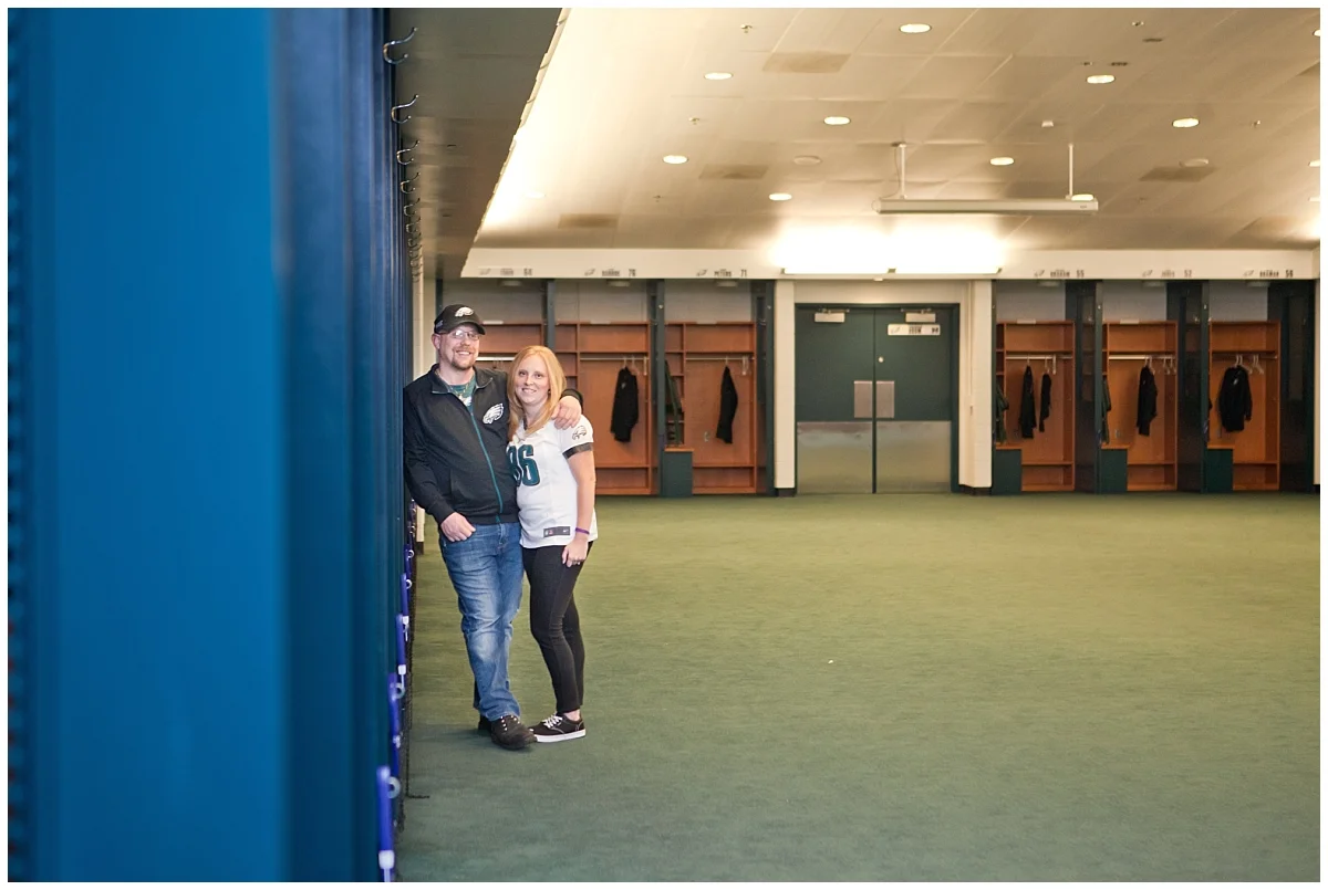 Eagles Engagement Session - Philadelphia Wedding Photographer