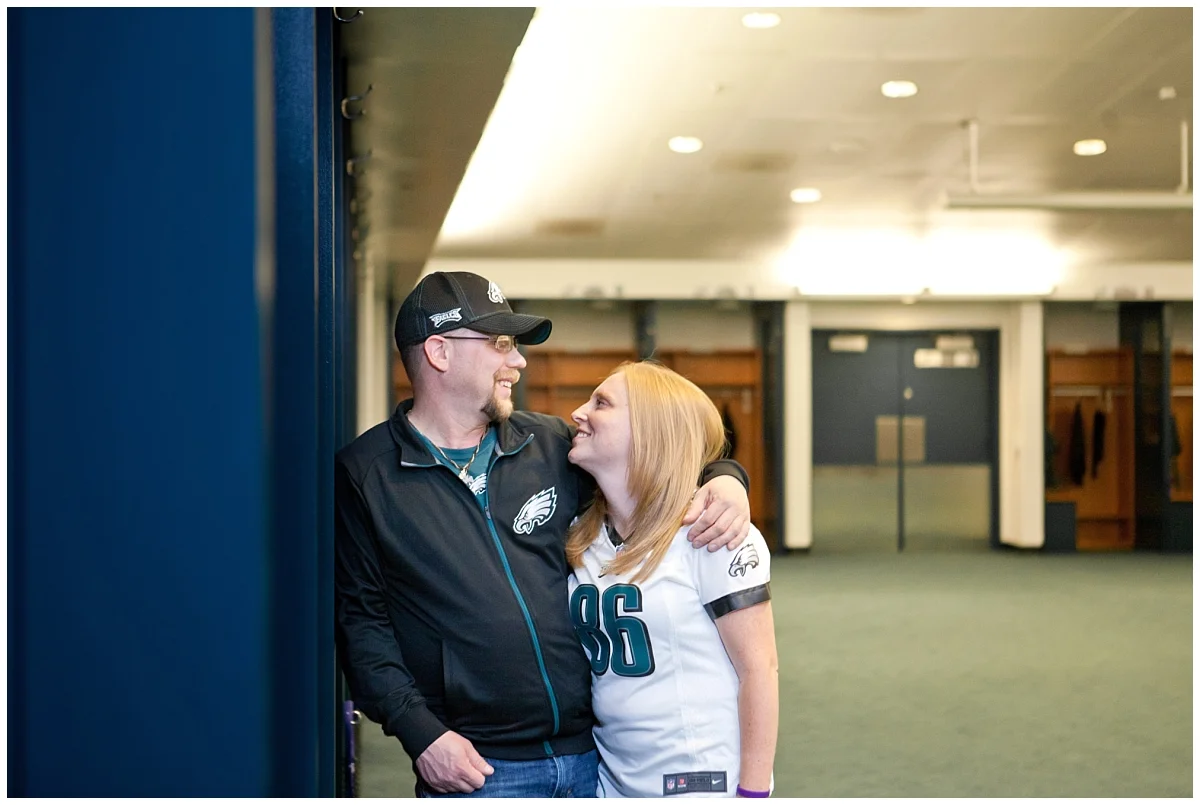 Eagles Engagement Session - Philadelphia Wedding Photographer