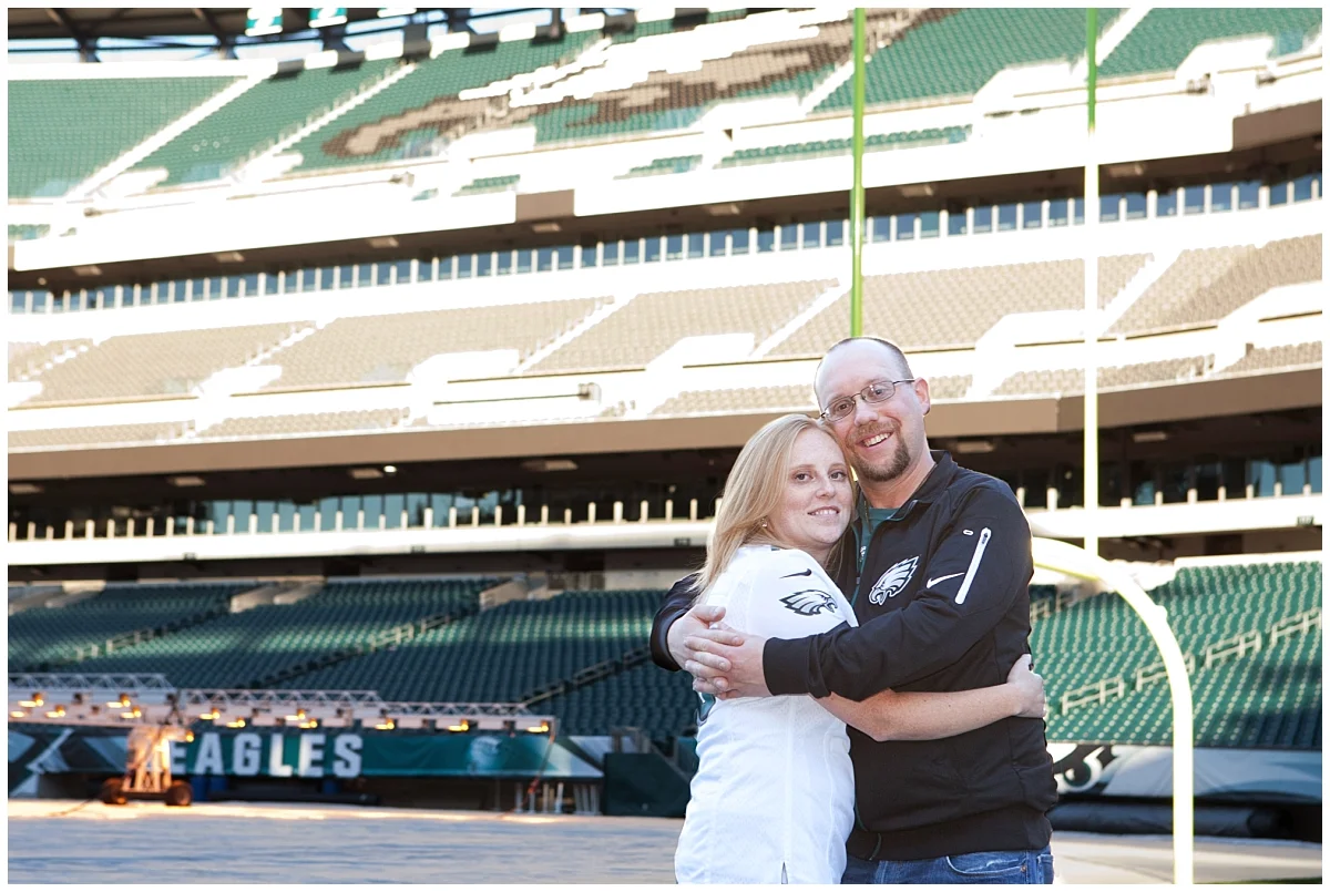Eagles Engagement Session - Philadelphia Wedding Photographer