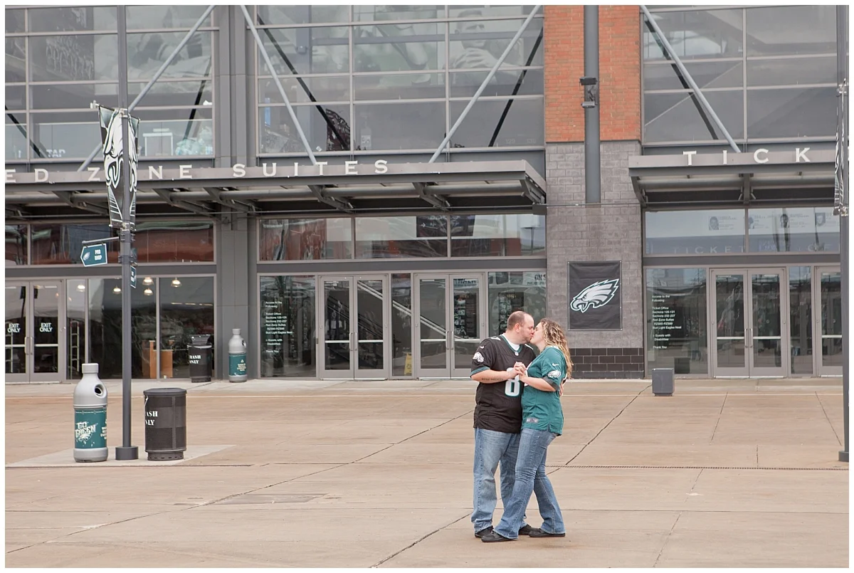 Eagles Engagement Session - Philadelphia Wedding Photographer