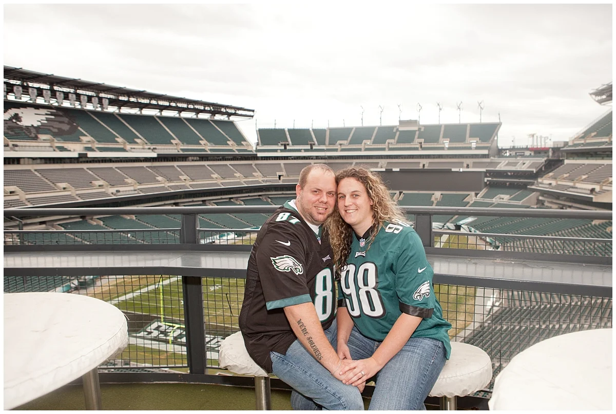 Eagles Engagement Session - Philadelphia Wedding Photographer