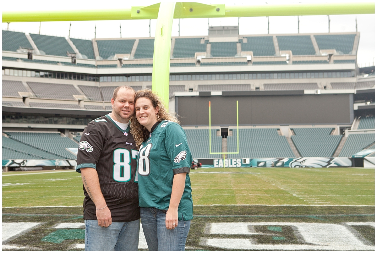 Eagles Engagement Session - Philadelphia Wedding Photographer