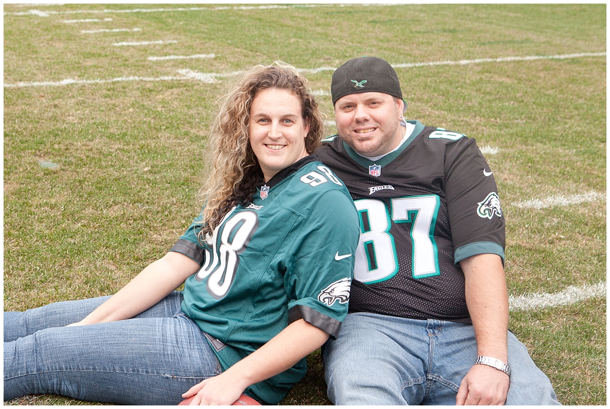 Eagles Engagement Session - Philadelphia Wedding Photographer