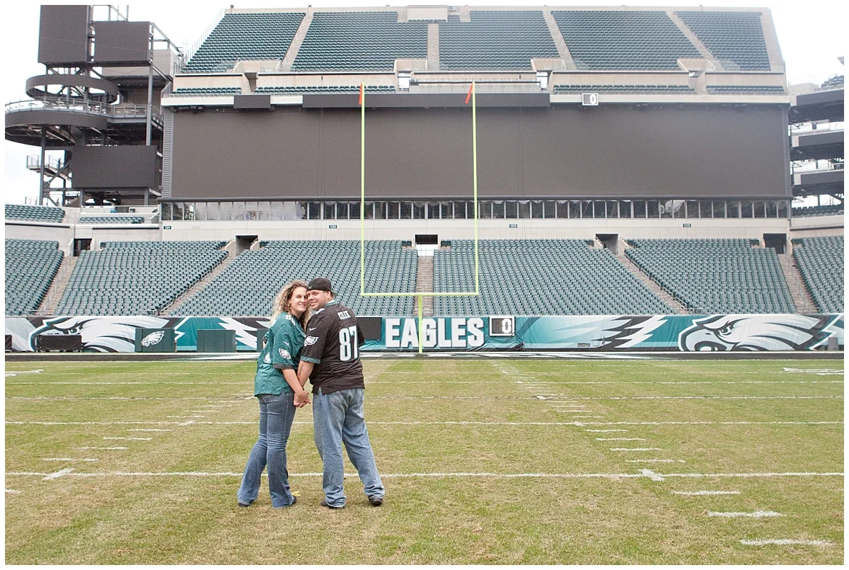 Eagles Engagement Session - Philadelphia Wedding Photographer