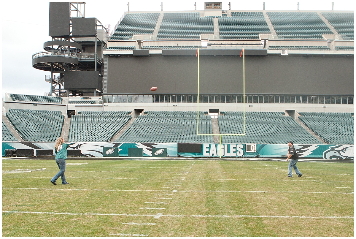 Eagles Engagement Session - Philadelphia Wedding Photographer