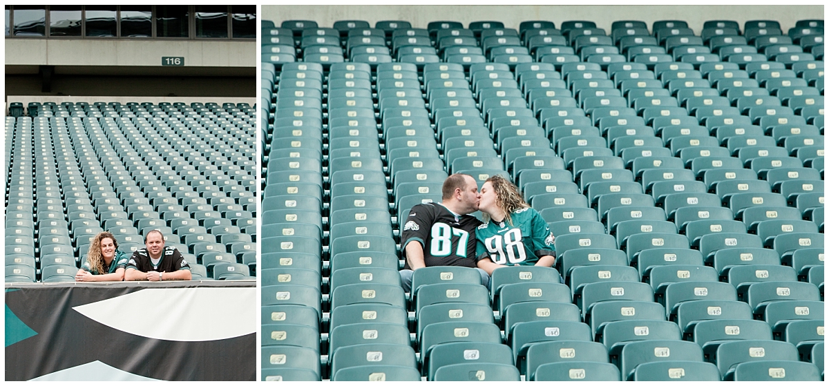 Eagles Engagement Session - Philadelphia Wedding Photographer