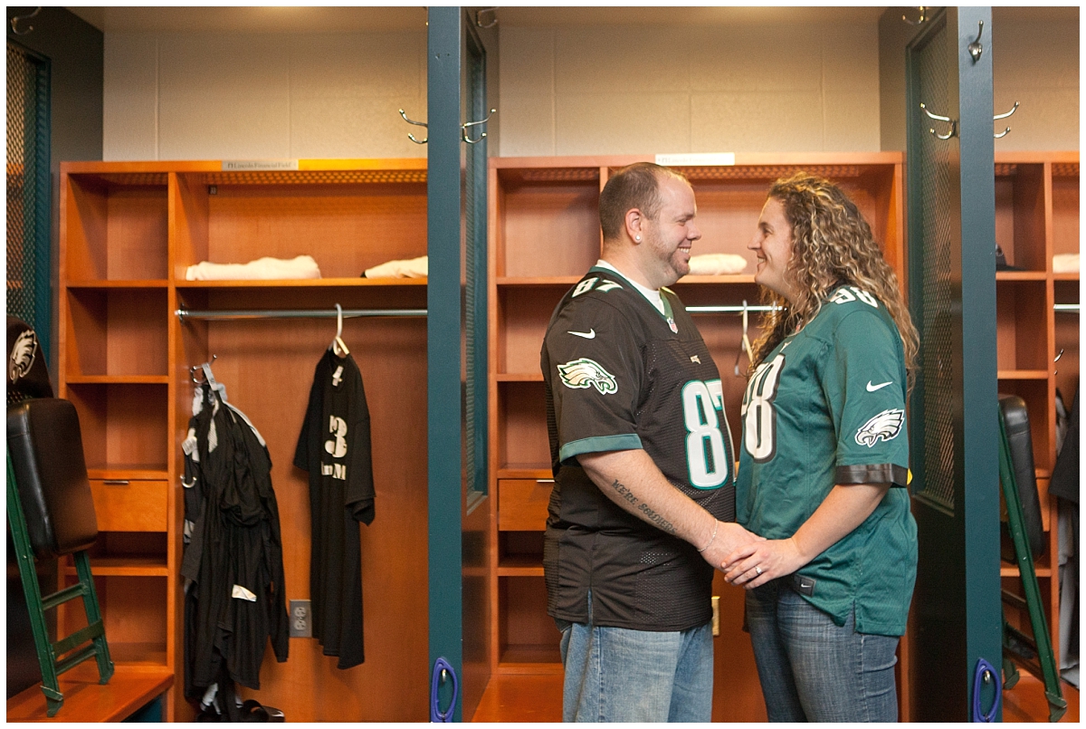 Eagles Engagement Session - Philadelphia Wedding Photographer