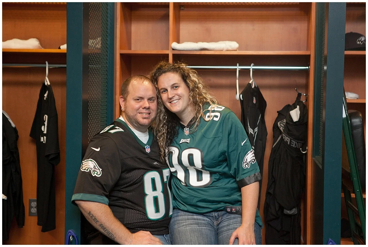 Eagles Engagement Session - Philadelphia Wedding Photographer