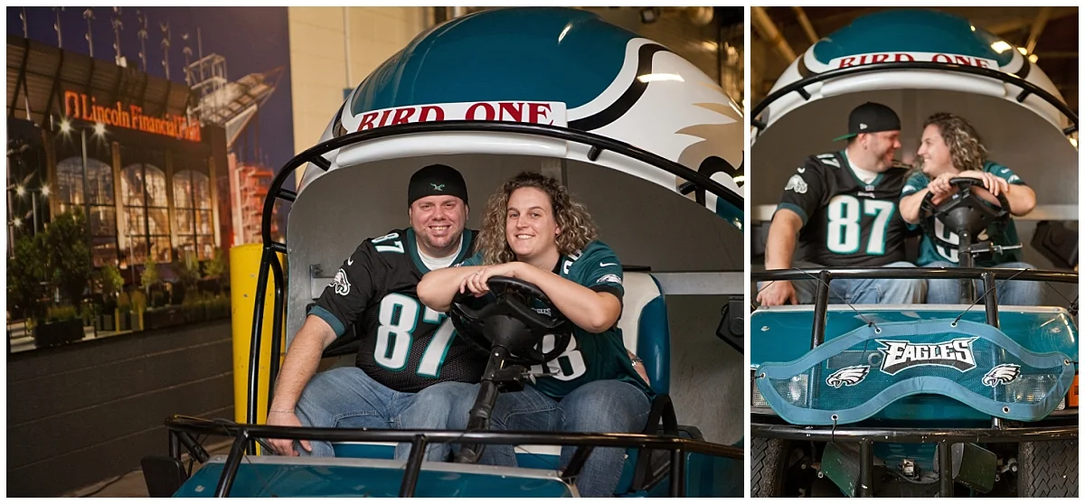 Eagles Engagement Session - Philadelphia Wedding Photographer