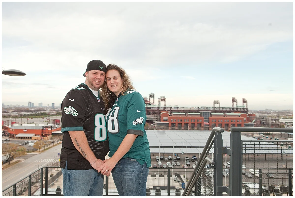 Eagles Engagement Session - Philadelphia Wedding Photographer