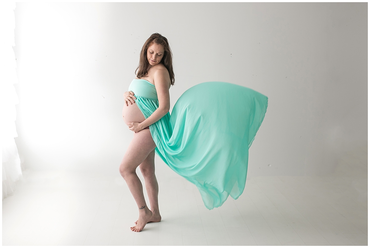 South Jersey Maternity Photographer Studio Maternity Session