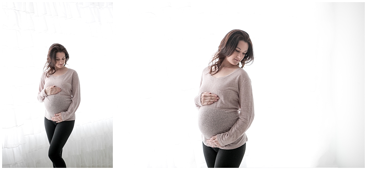 South Jersey Maternity Photographer Studio Maternity Session