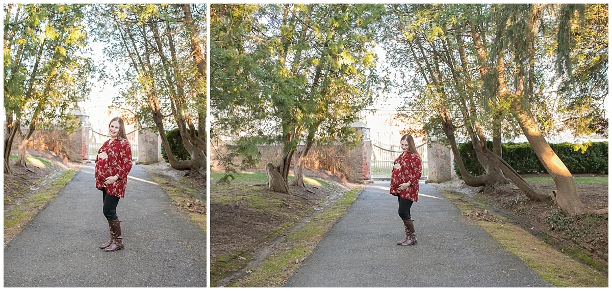 Maternity Session at Smithville Mansion - South Jersey Maternity Photographer
