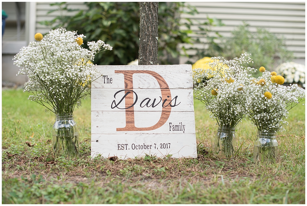 Backyard bee themed wedding, South Jersey Wedding Photographer