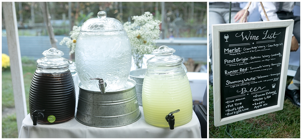 Backyard bee themed wedding, South Jersey Wedding Photographer