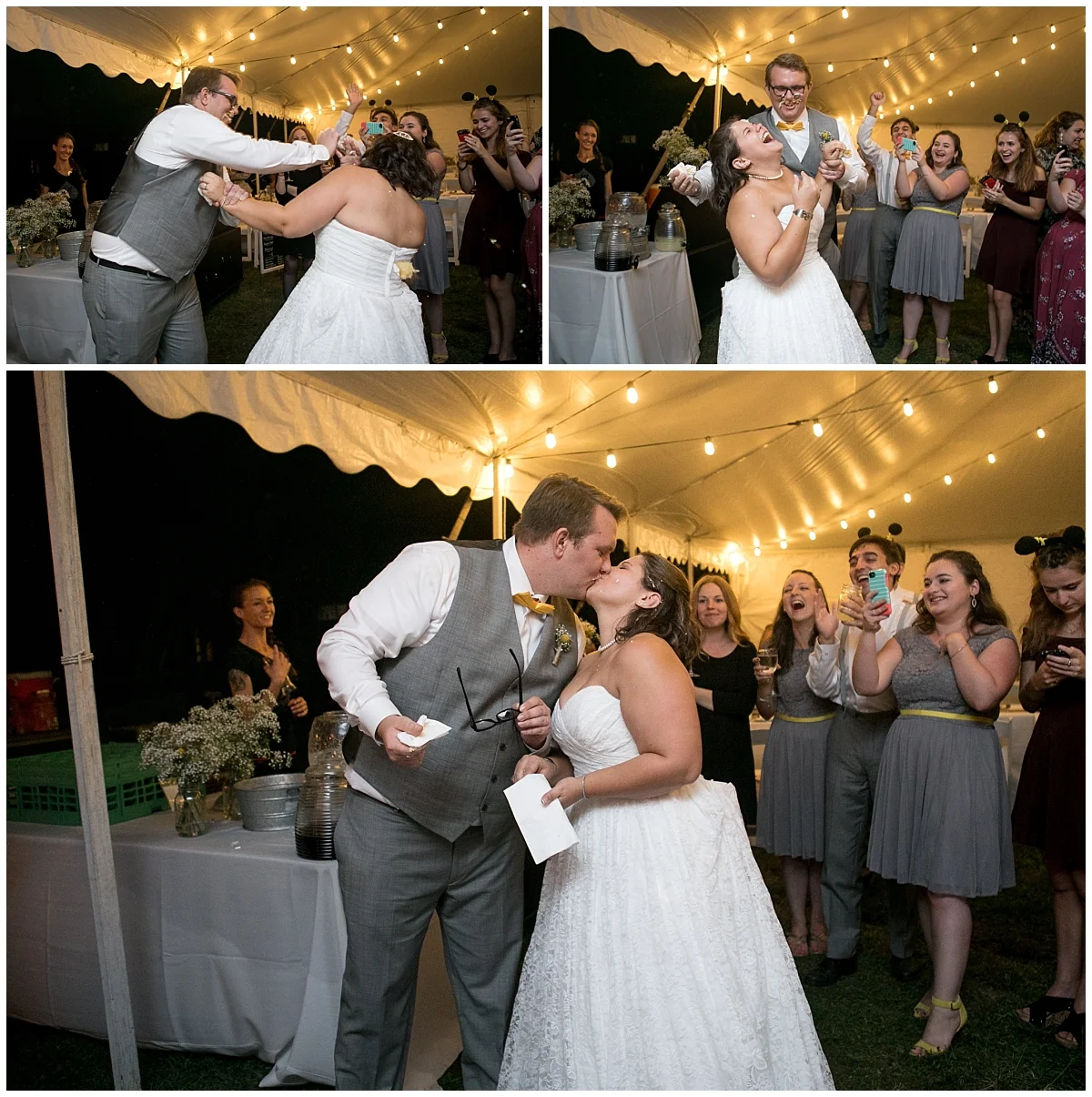 Backyard bee themed wedding, South Jersey Wedding Photographer