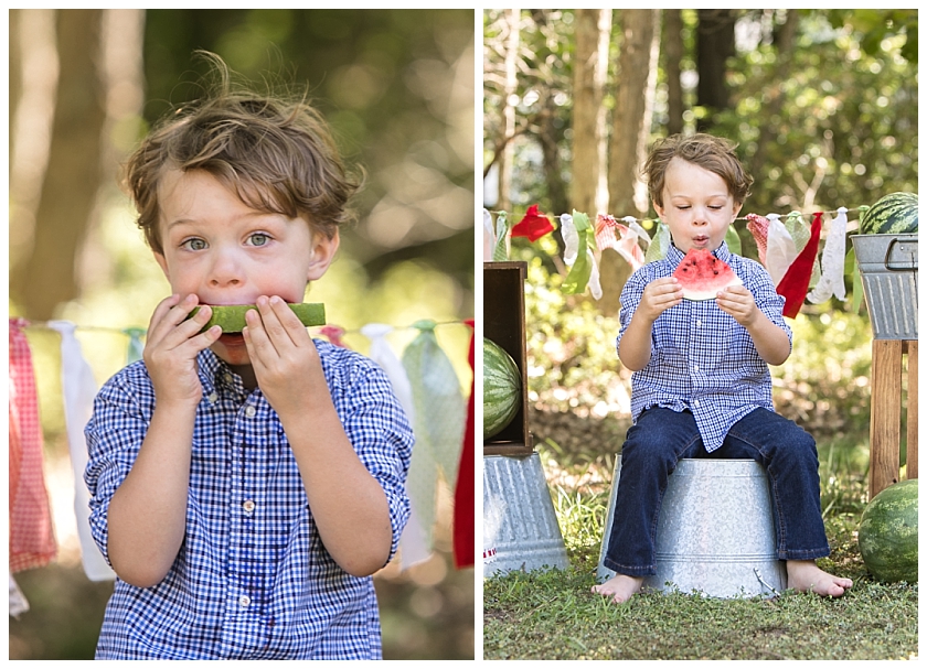 South Jersey Children's Family Photographer - South Jersey Watermelon Mini Session