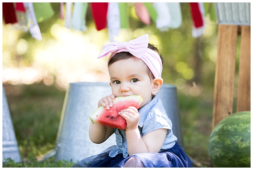 South Jersey Children's Family Photographer - South Jersey Watermelon Mini Session