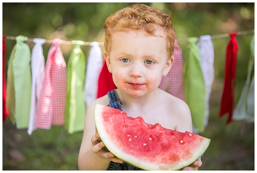 South Jersey Children's Family Photographer - South Jersey Watermelon Mini Session