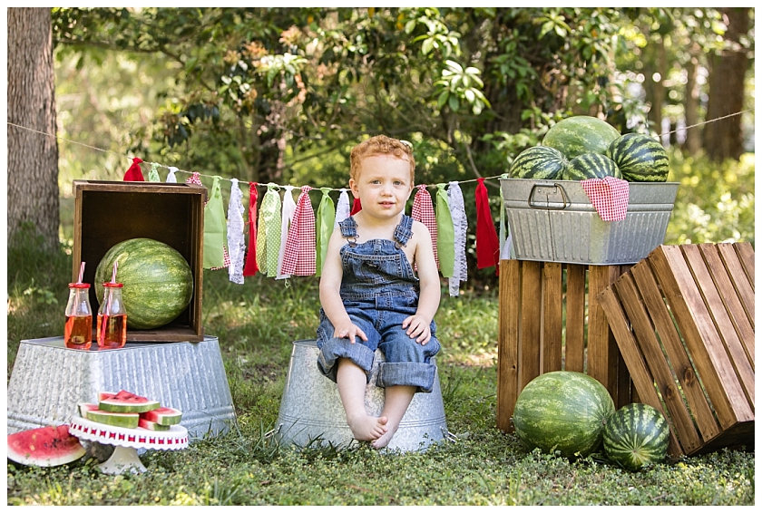 South Jersey Children's Family Photographer - South Jersey Watermelon Mini Session