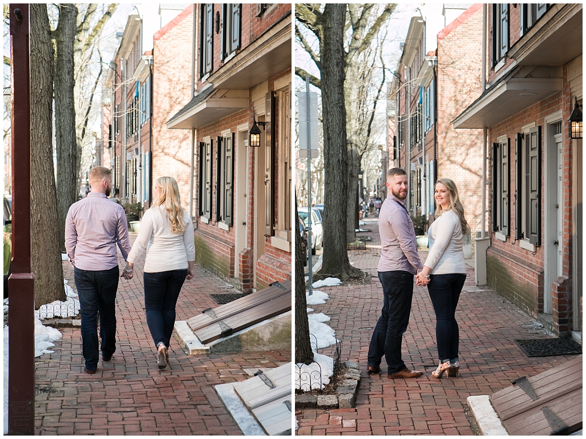 Society Hill Engagement Session, Philadelphia wedding Photographer