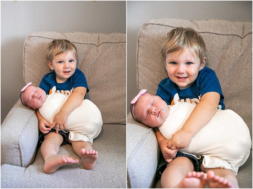 Lifestyle Newborn Session - South Jersey Newborn Photographer