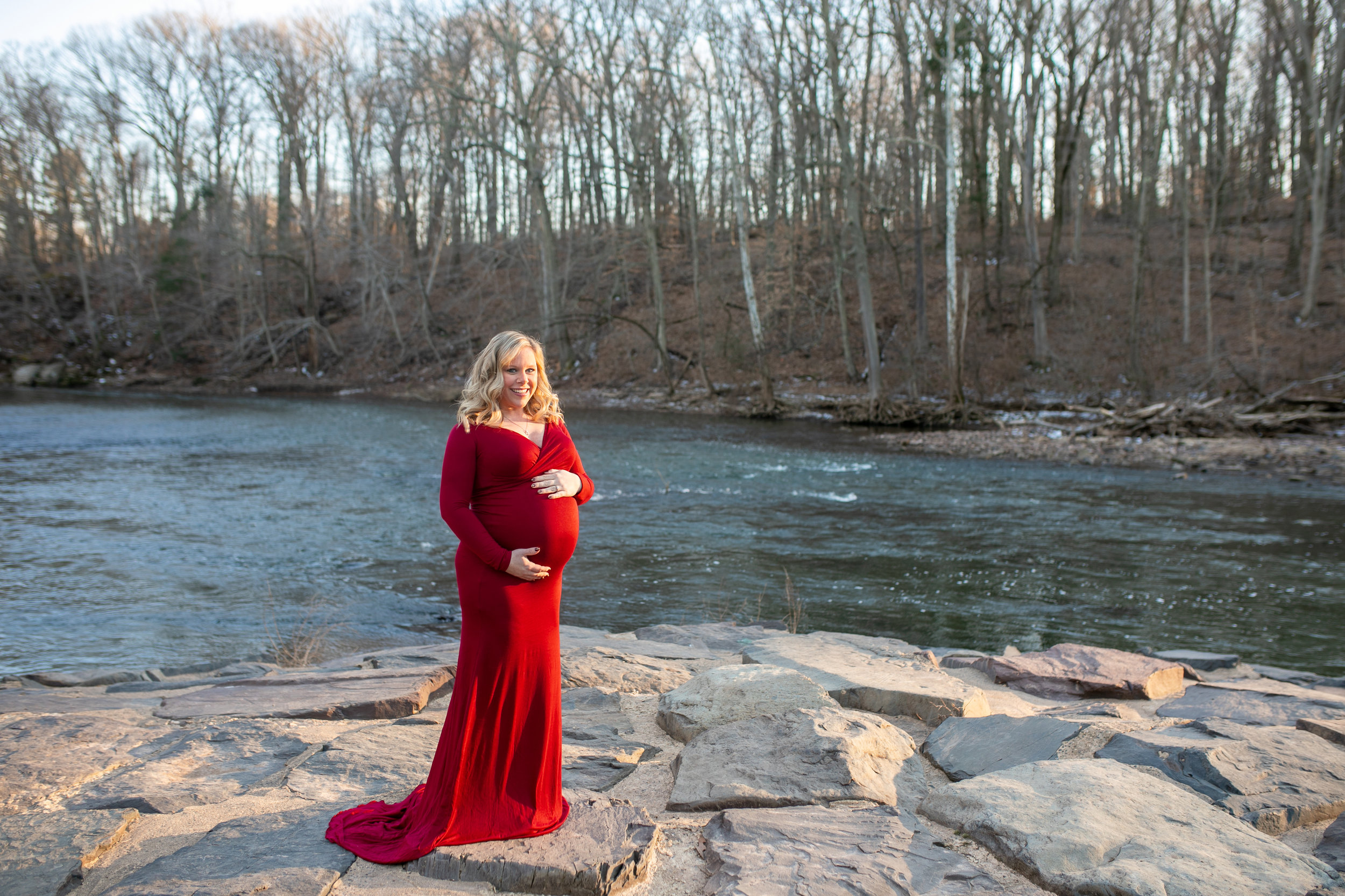 Kacie South Jersey Tyler State Park Maternity Session 001