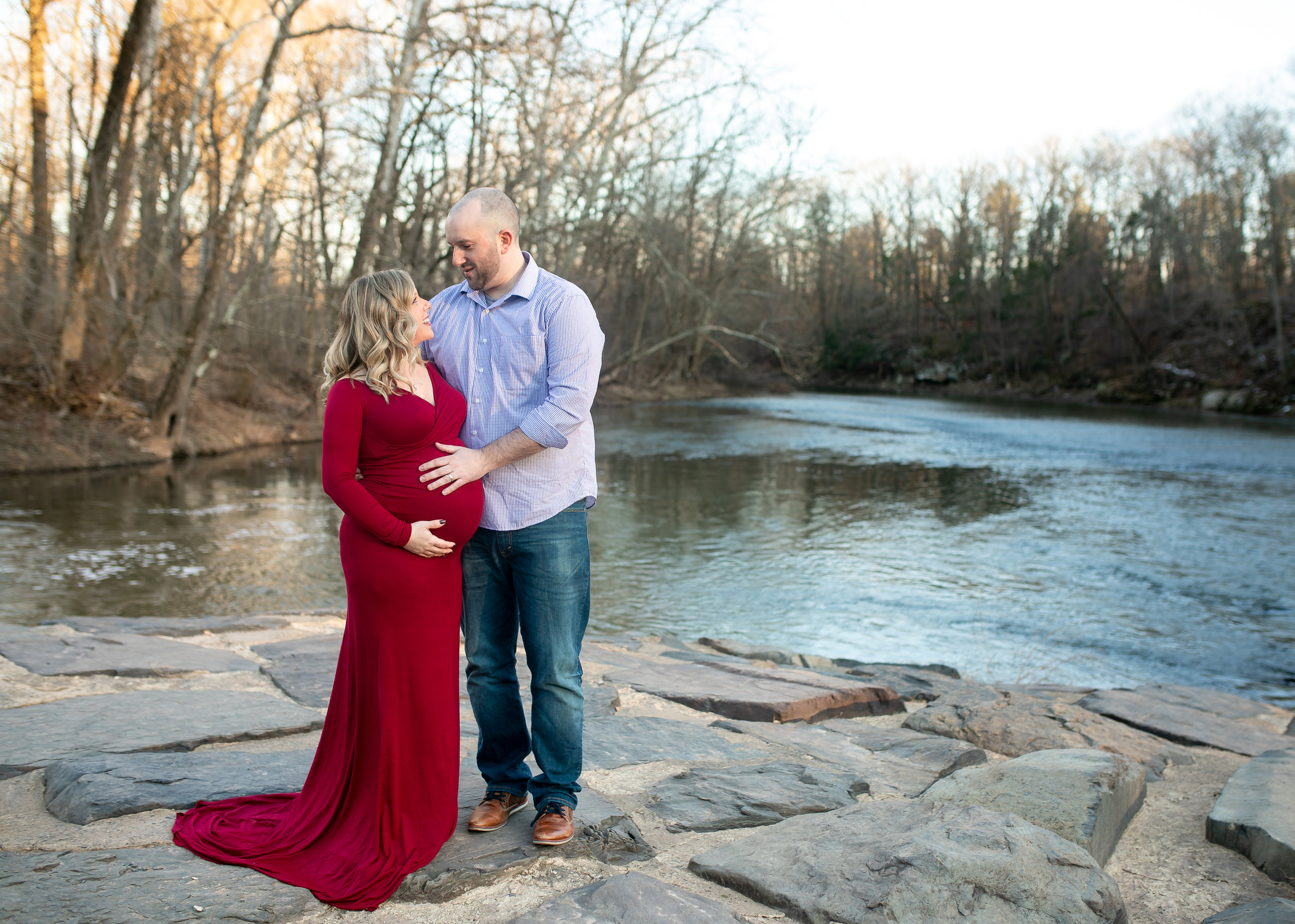 Kacie South Jersey Tyler State Park Maternity Session 003