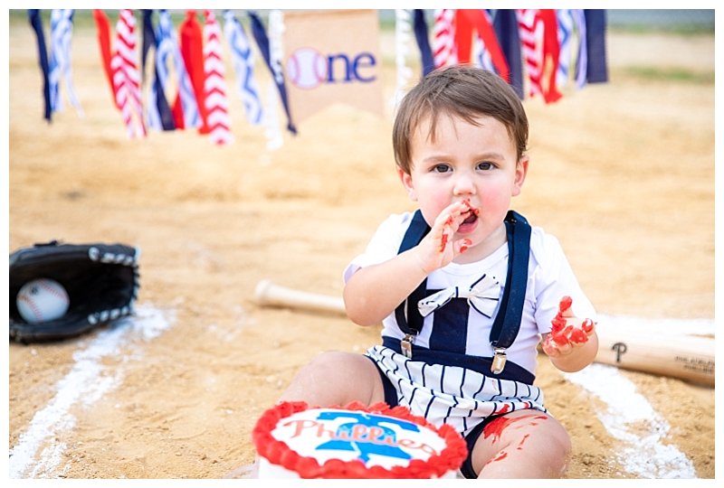 South Jersey Family Photographer - Baseball cake smash session_0012.jpg