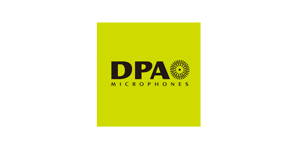 DPA Microphones logo on a green background.